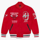Ovo x nba býky varsity bunda červená