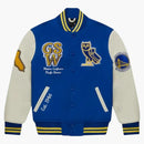 Ovo X NBA Golden State Warriors Versity Jacket Blue