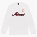 Ovo X NBA Heat L/S T-shirt white