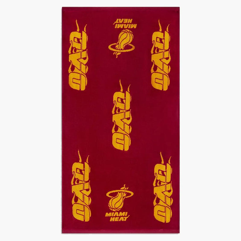 Ovo x NBA Heat Sideline Ručník červená