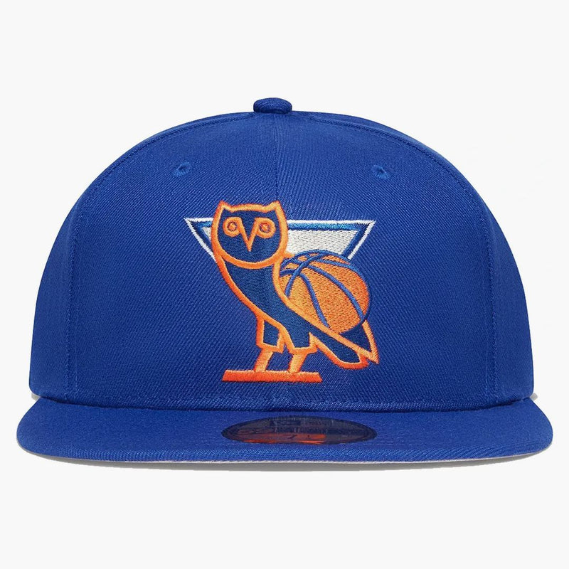 Ovo X NBA Knicks New Era 59fifty Fitted Has Blue