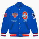 Ovo X NBA Knicks Varsity Jacket Blue