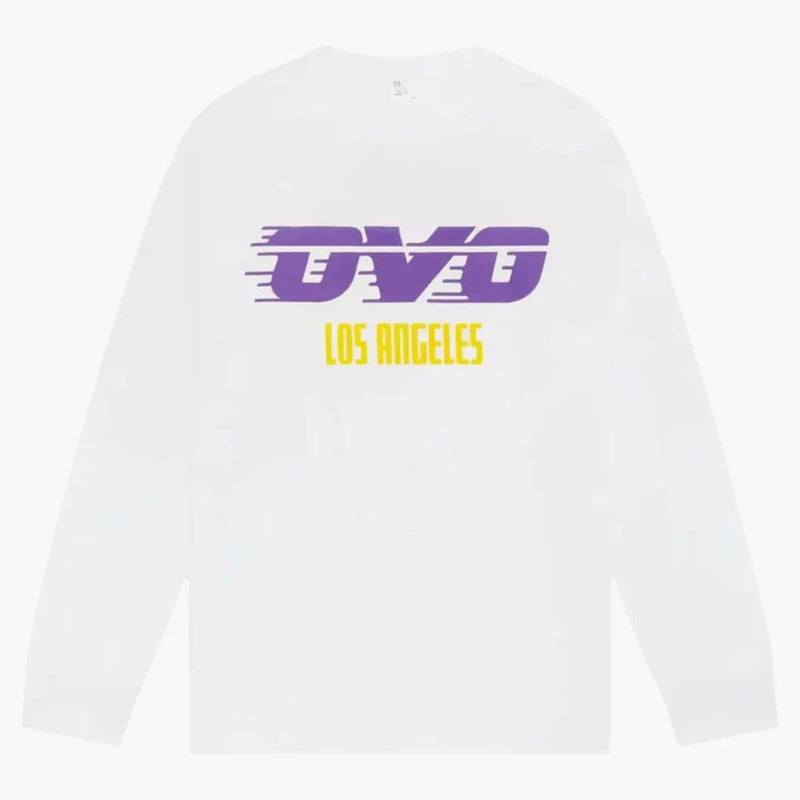 Ovo X NBA La Lakers Long Sleeve T-Shirt White
