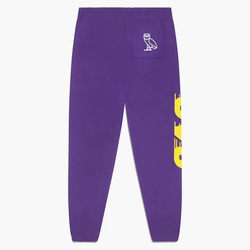 Ovo X NBA Lakers Fleece Pant Purple