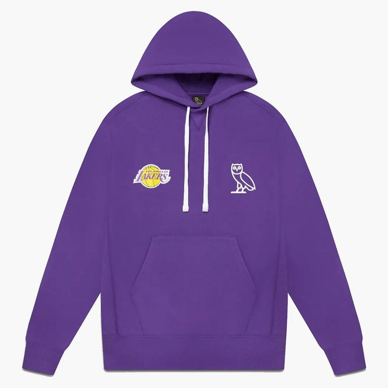 Ovo x nba lakers z kapturem fioletowy