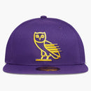 Ovo x nba lakers new era 59fifty fitted has purple