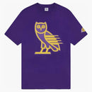 Ovo X Nba Lakers Og Owl Tee Purple