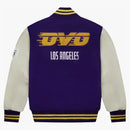 OVO X NBA Lakers Varsity bunda (FW23) fialová