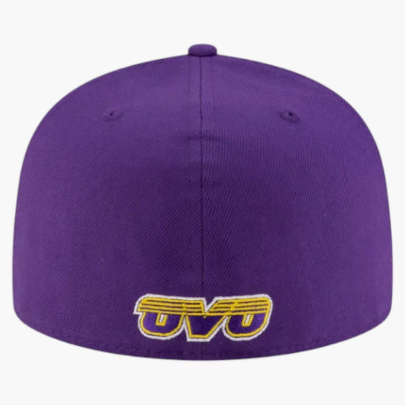 Ovo X NBA Los Angeles Lakers 59fifty Fitted has Purple/Gold