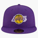 Ovo X NBA Los Angeles Lakers 59fifty Fitted has Purple/Gold