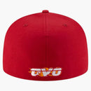 Ovo X Nba Miami Heat 59fifty Fitted Hat Black/red/white