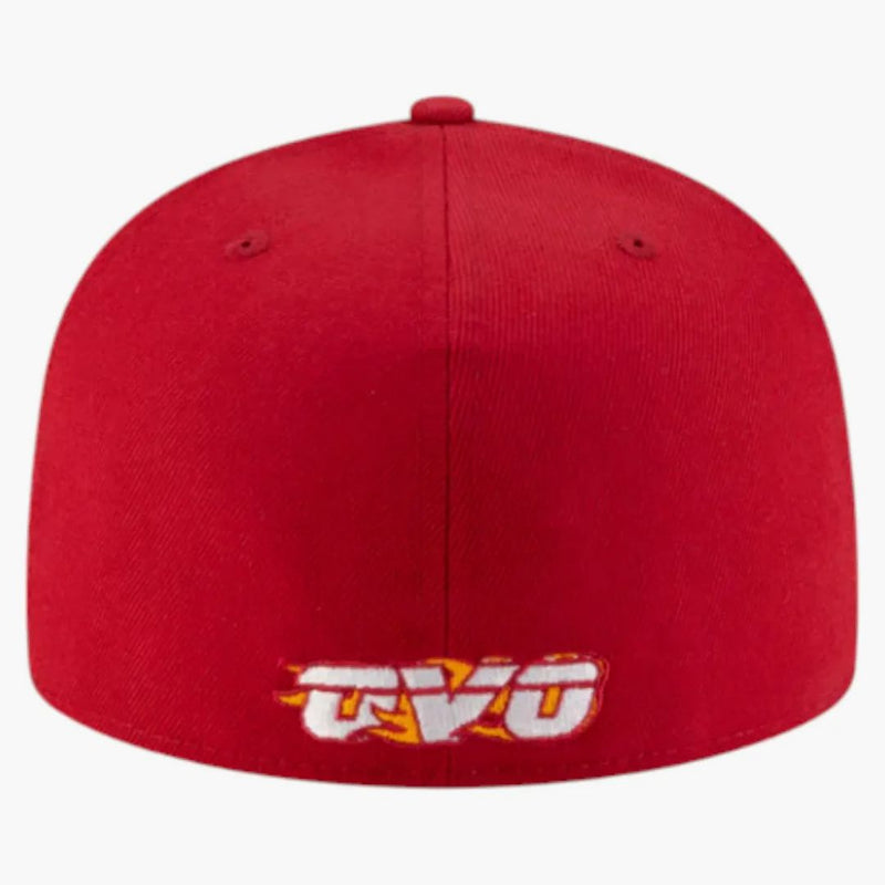 OVO X NBA Miami Heat 59Fifty Fited tiene negro/rojo/blanco