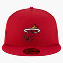 Ovo X Nba Miami Heat 59fifty Fitted Hat Black/red/white