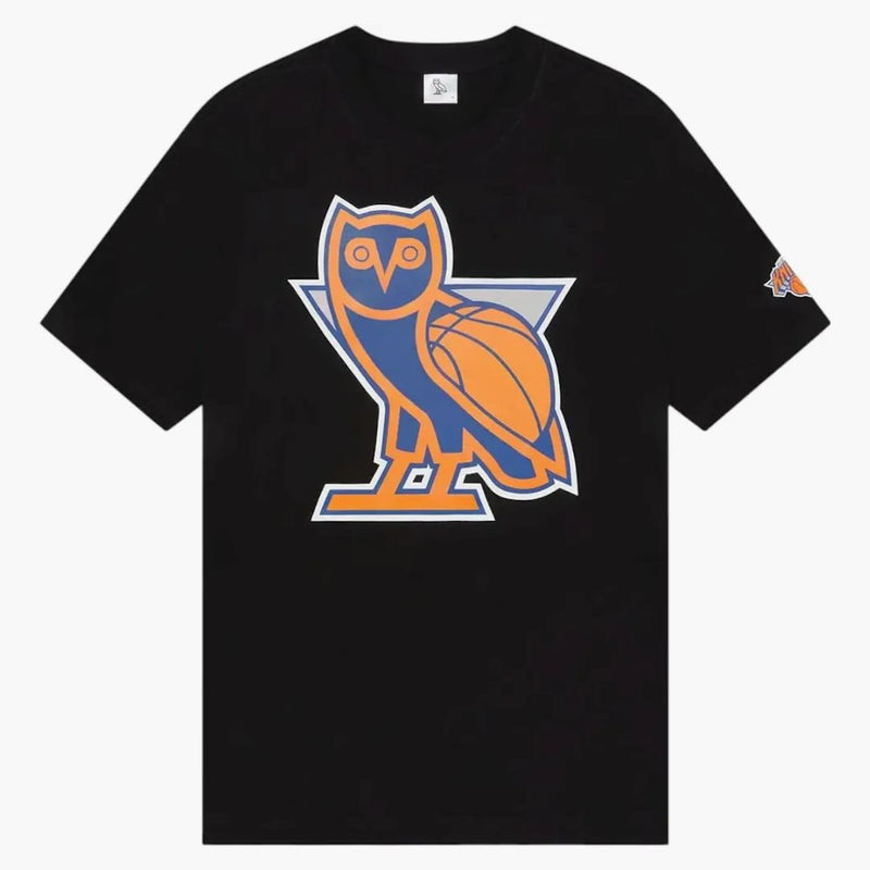 Ovo x nba New York Knicks Og Owl T-Shirt Black