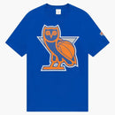 Ovo X Nba New York Knicks Og Owl T-shirt Blue