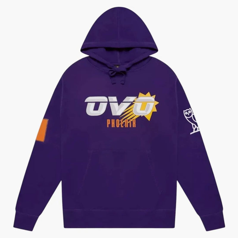Ovo x nba phoenix sluneční mikina fialová