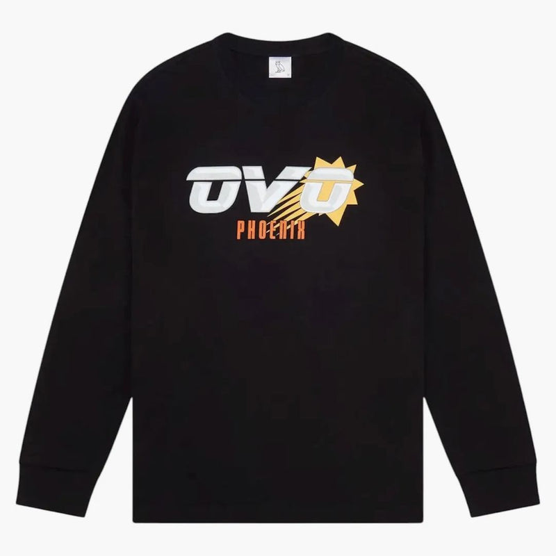 Ovo X NBA Phoenix Sun Long Sleeve T-shirt Black