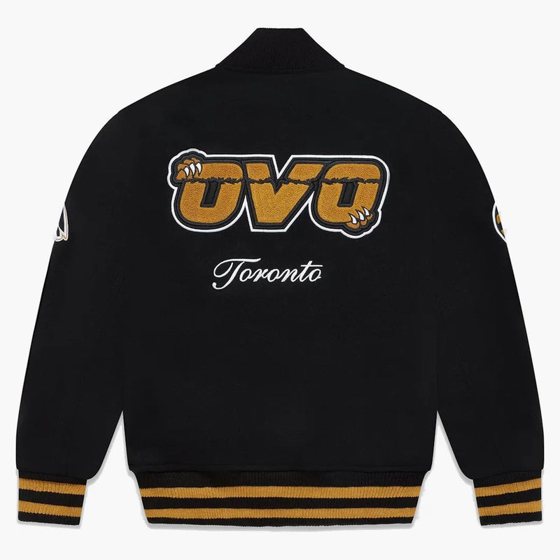 Ovo x nba Raptors Varsity bunda černá