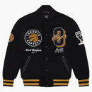 Ovo X NBA Raptors Varsity Jacket Black
