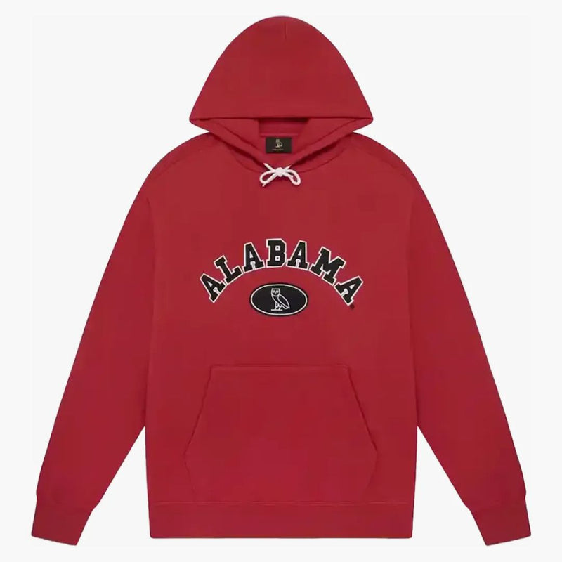 OVO x NCAA Alabama Crimson Tide Bluza Red Red