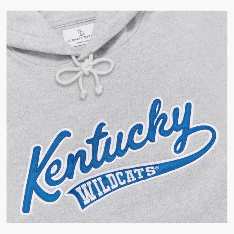 Ovo X NCAA Kentucky Wildcats Hoodie Ash Heather Gray