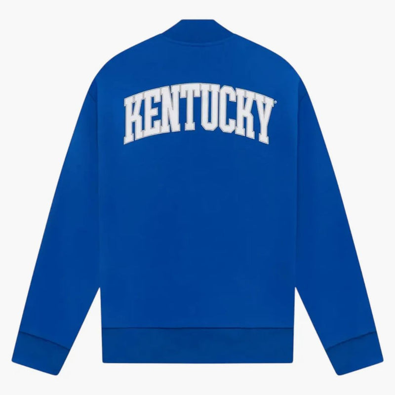 Ovo X NCAA Kentucky Wildcats Varsity Jacket Blue