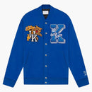 Ovo X NCAA Kentucky Wildcats Varsity Jacket Blue
