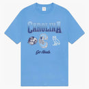 OVO X NCAA Carolina del Norte Tar Heels Camiseta azul