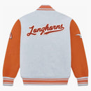 Ovo X NCAA Texas Longhorns Fleece Versity Jacket Heather Gray