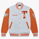 Ovo X NCAA Texas Longhorns Fleece Versity Jacket Heather Gray