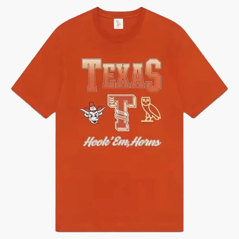 Ovo X NCAA Texas Longhorns T-shirt Orange
