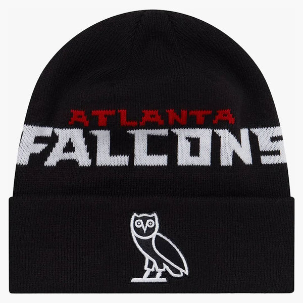 Ovo x nfl Atlanta Falcons New Era Beanie Black
