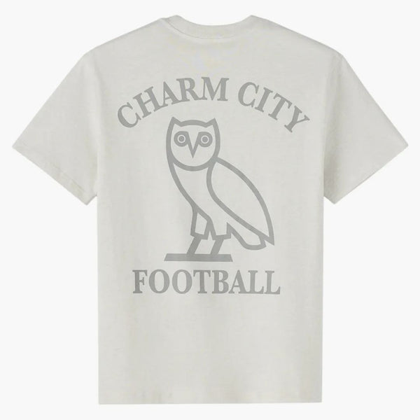 Ovo x nfl Baltimore Ravens Graphic Team T-Shirt Ash Heather Grey