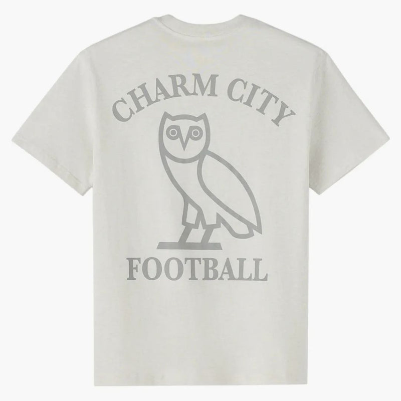Ovo x nfl Baltimore Ravens Graphic Team T-Shirt Ash Heather Grey
