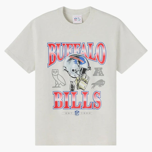 Ovo x nfl Buffalo Bills Graphic Team T-Shirt Ash Heather Grey