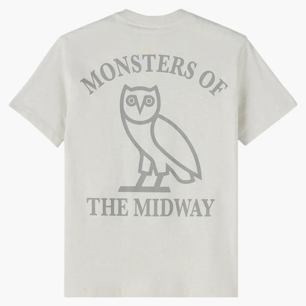 Ovo x nfl chicago medvědí grafické týmové tričko Ash Heather Grey