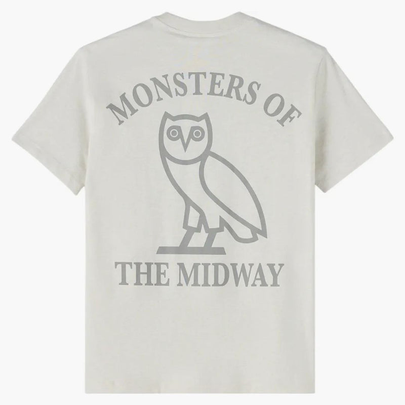 Ovo x nfl chicago medvědí grafické týmové tričko Ash Heather Grey