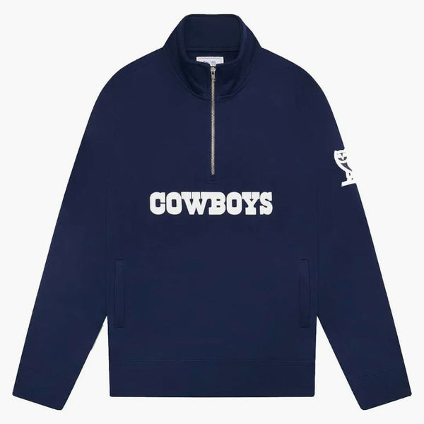 OVO x NFL Dallas Cowboys 1/4 Zip Mock Neck Nurgy