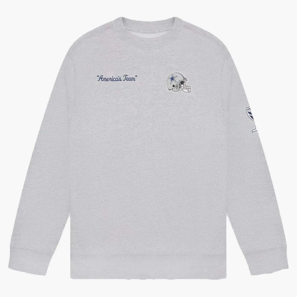 Ovo x nfl Dallas Cowboys Crewneck Heather Grey
