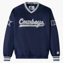OVO X NFL Dallas Cowboys Starter Trainer Pullover bunda námořnictva