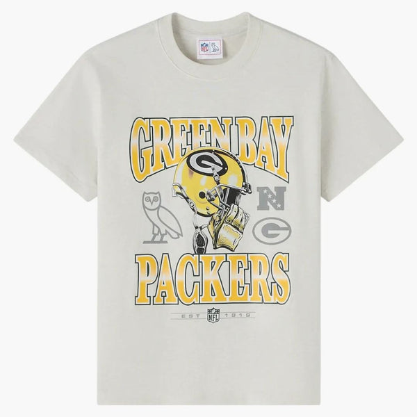 Ovo X NFL Green Bay Packers T-shirt Team Ash Heather Grey