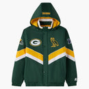 OVO X NFL Green Bay Packers Starter Sideline Puffer bunda zelená