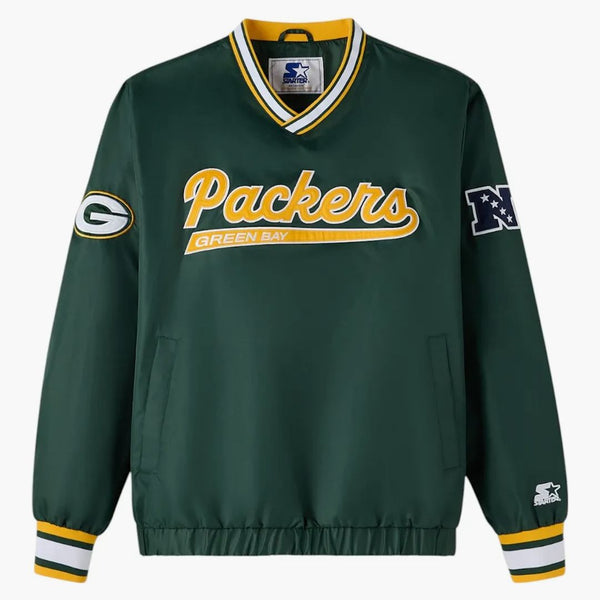 Ovo X NFL Green Bay Packers Starter Trainer Pullover Green