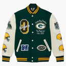Ovo X NFL Green Bay Packers Varsity Jacket Green