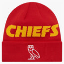 Ovo X NFL Kansas City Chiefs New Era Beanie Red