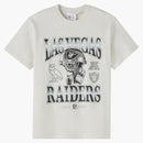 Ovo X NFL Las Vegas Raiders Graphic Team T-Shirt Ash Heather Gray