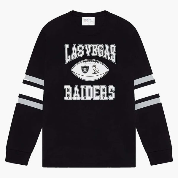 Ovo X NFL Las Vegas Raiders T-shirt Longsleeve Nero