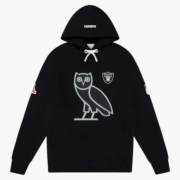 Ovo X NFL Las Vegas Raiders Og Owl Hoodie Black
