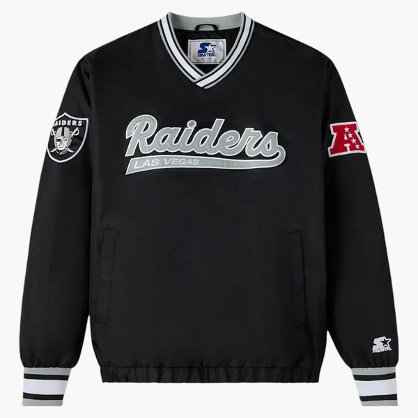Ovo X NFL Las Vegas Raiders Starter Trainer Pullover Giacca