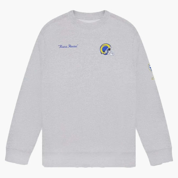 Ovo X NFL Los Angeles Rams Crewneck Heather Grey